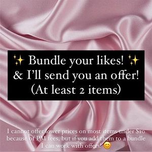 🖤 Make a bundle and I’ll send you an offer! ✨